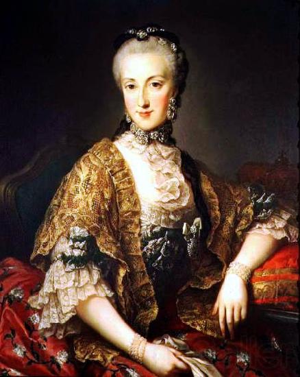 Martin van Meytens Portrait of Archduchess Maria Anna of Austria Germany oil painting art